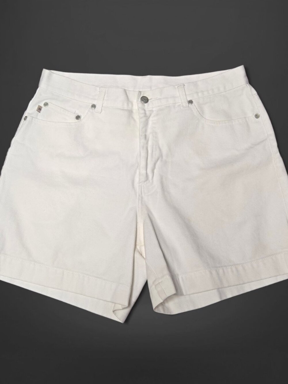 Vintage 90s Y2K High Sierra High Rise White Mom Shorts (XL)